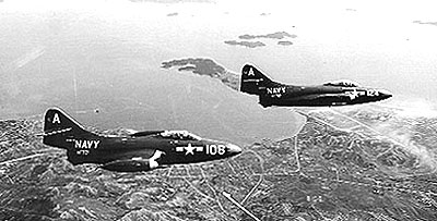 F9F Panther over Korea