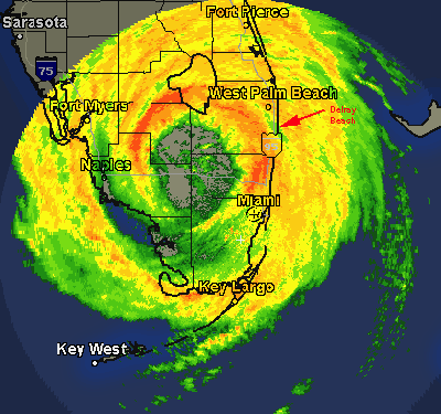 Hurricane Wilma hits Florida | My Desultory Blog
