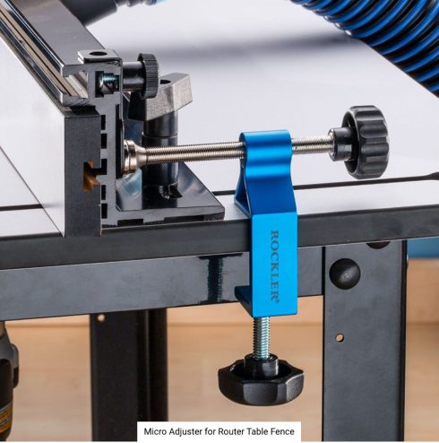 Rockler router fence micro adjustment